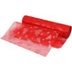 25m x 29cm Organza Roll - Red Xmas Tree Print